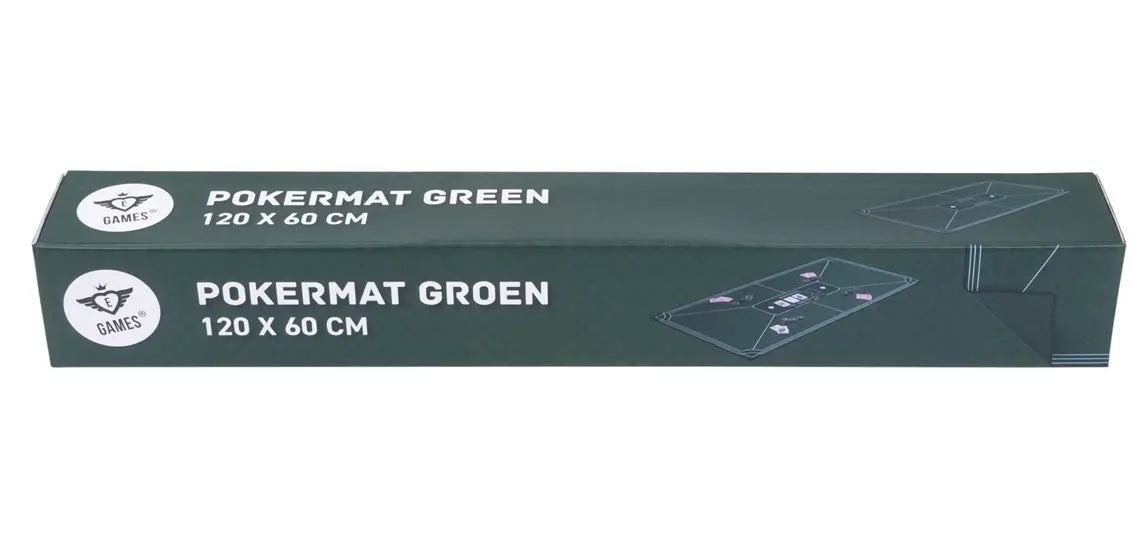 Pokermatta grön (120x60 cm)