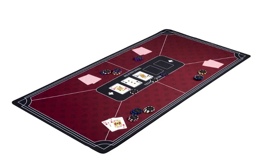 Pokermatta röd (120x60cm)