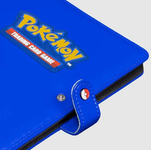 Premium Blue 4-Pocket Snap Binder for Pokémon