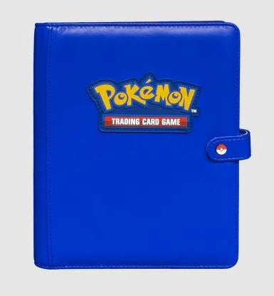 Premium Blue 4-Pocket Snap Binder for Pokémon