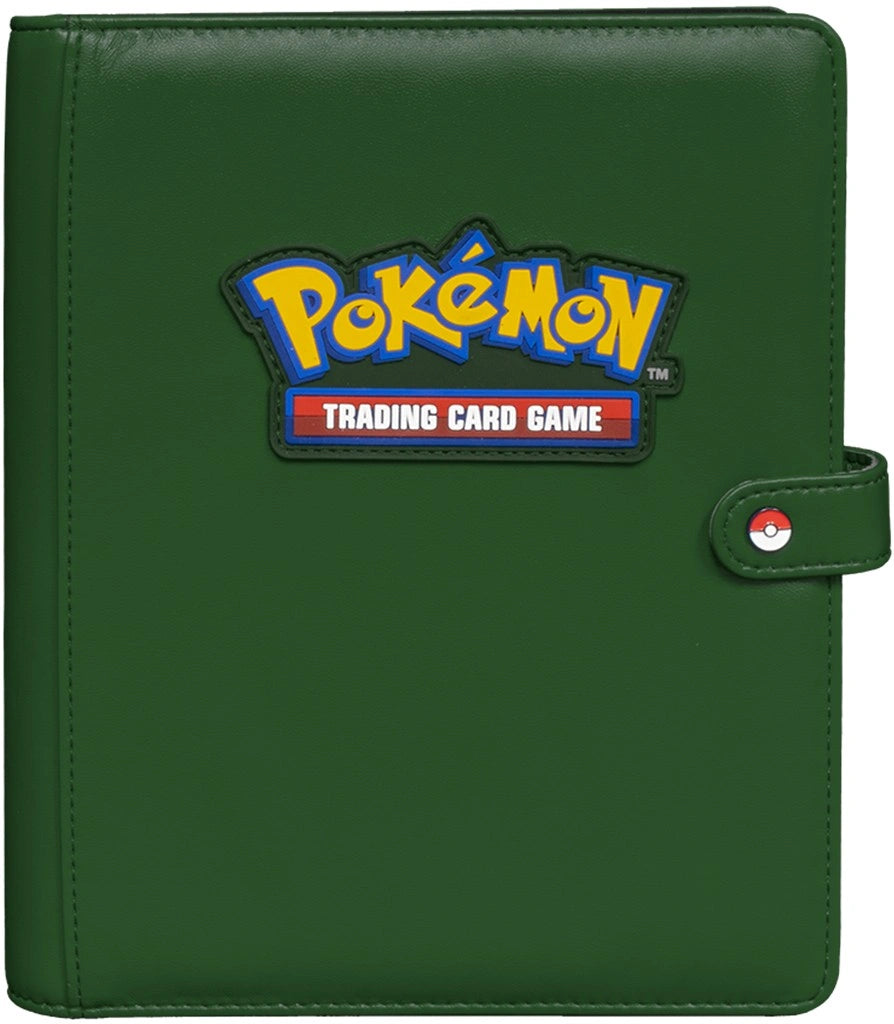 Premium Green 4-Pocket Snap Binder for Pokémon