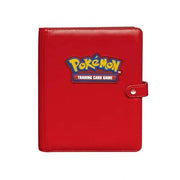 Premium Red 4-Pocket Snap Binder for Pokémon