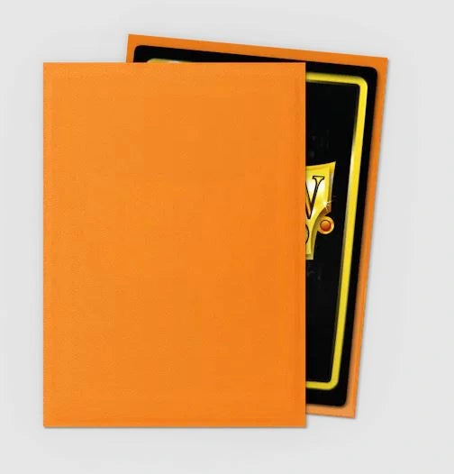 Orange - Matte Sleeves - Standard Size (100)