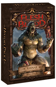 Flesh and Blood TCG: History Pack 1 Blitz Deck - Rhinar
