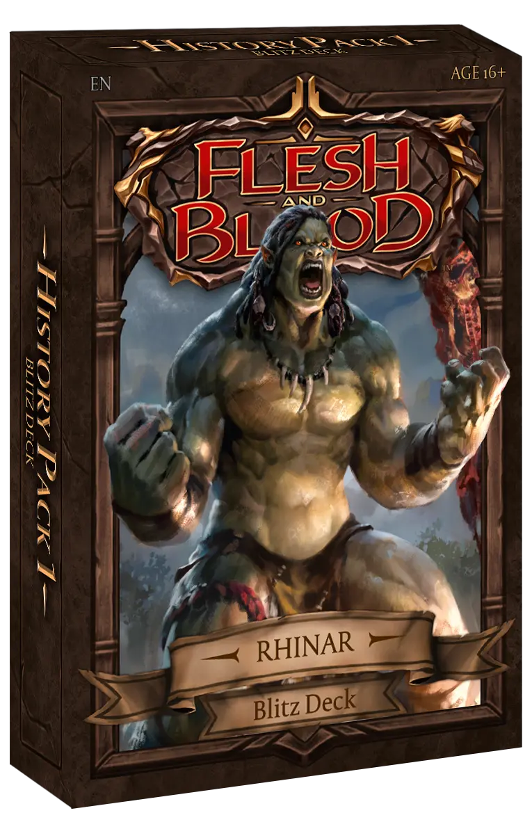 Flesh and Blood TCG: History Pack 1 Blitz Deck - Rhinar