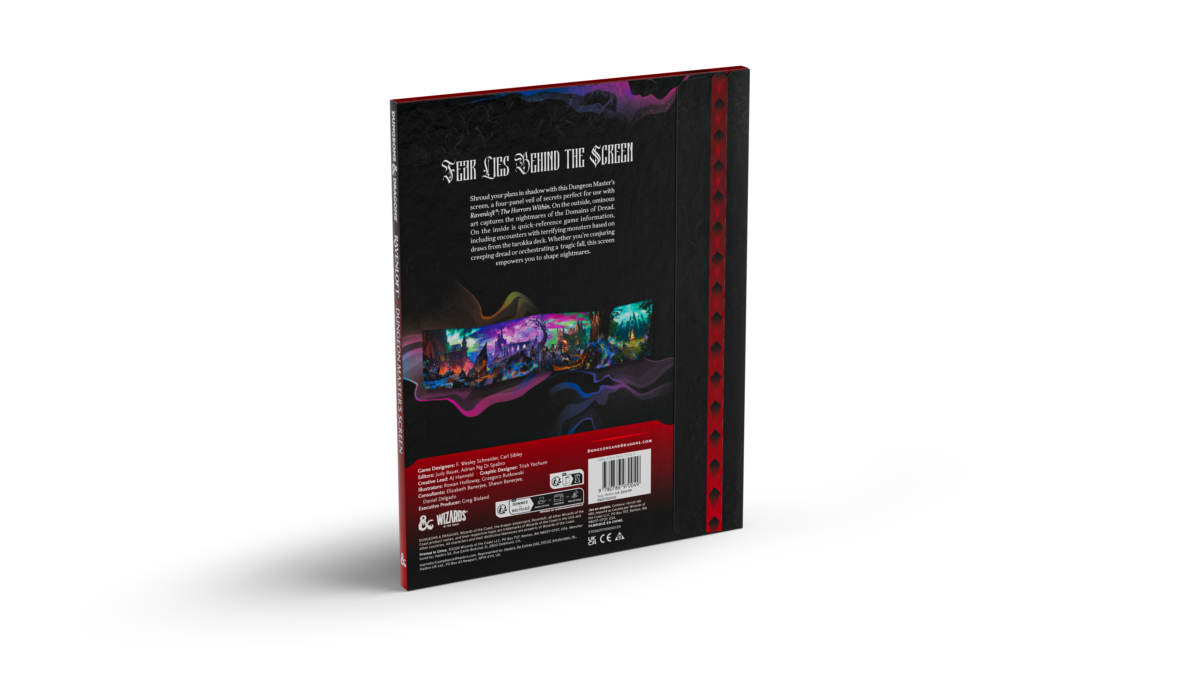 D&D Ravenloft The Horrors Within Dungeon Master's Screen