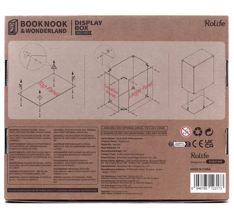 Rolife Book Nook Dammskydd