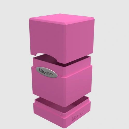 Satin Tower Deckbox Bright Pink