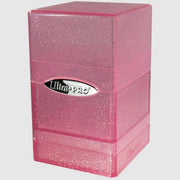 Satin Tower Deckbox Glitter Pink