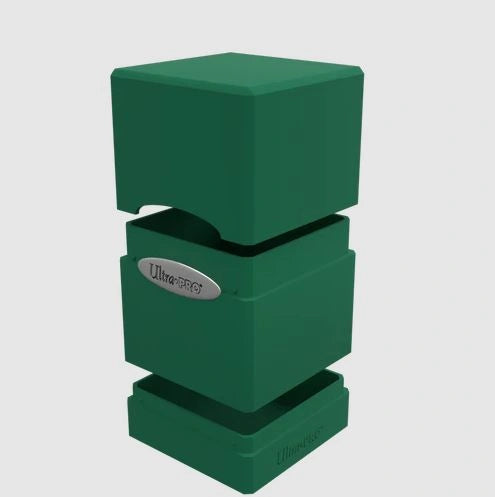 Satin Tower Deckbox Green