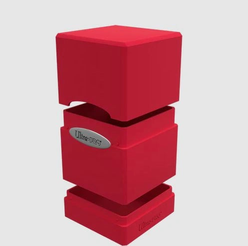 Satin Tower Deckbox Red
