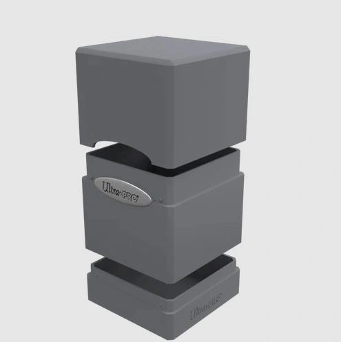 Satin Tower Deckbox Smoke Grey