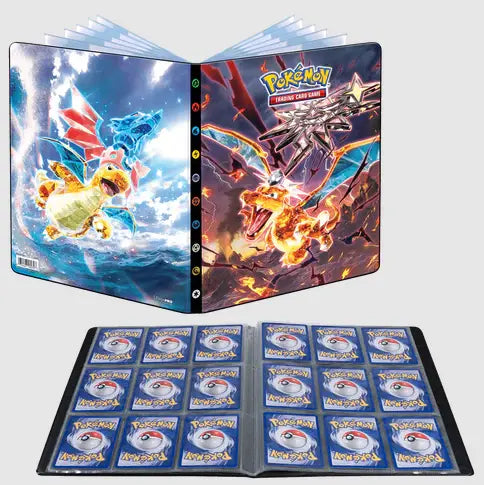 Scarlet and Violet Charizard and Dragonite 9-Pocket Portfolio for Pokémon