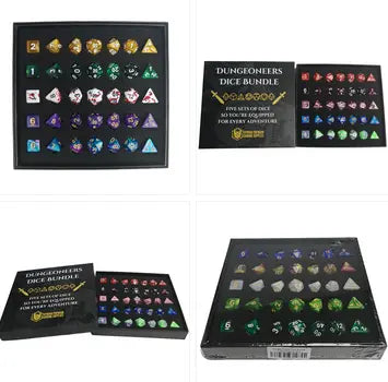 Dungeoneers Dice Bundle 5 Sets Polymer Dice