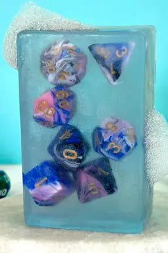 Dungeons and Bubbles Dice Set Soap Fantasy Scents