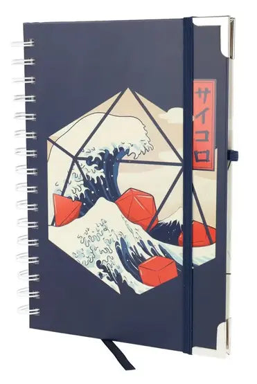 Great Wave of Dice Deluxe Notebook