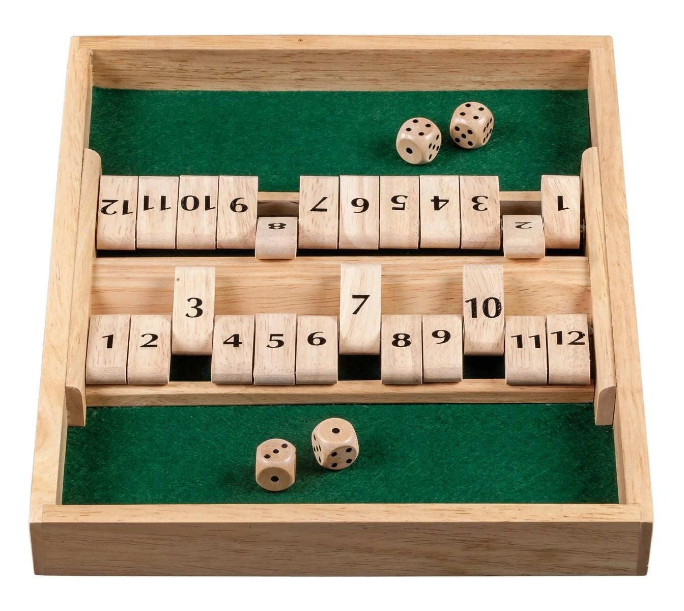 Shut The Box, 12 numbers, variant 2 (3282)