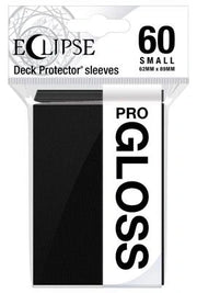 Small Sleeves - Gloss Eclipse - Jet Black (60 Sleeves)