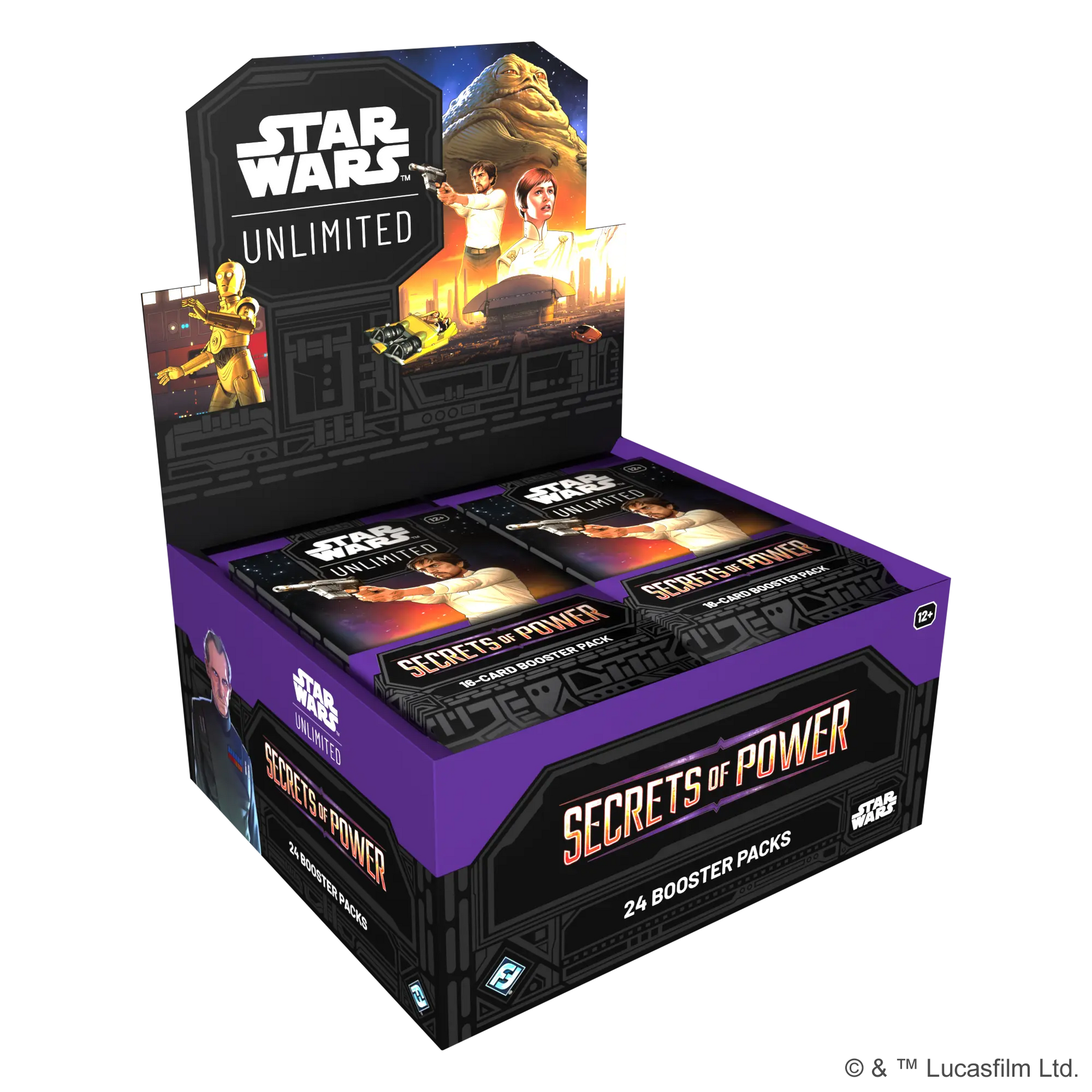 Star Wars: Unlimited Secrets of Power Booster Display (24 Booster)