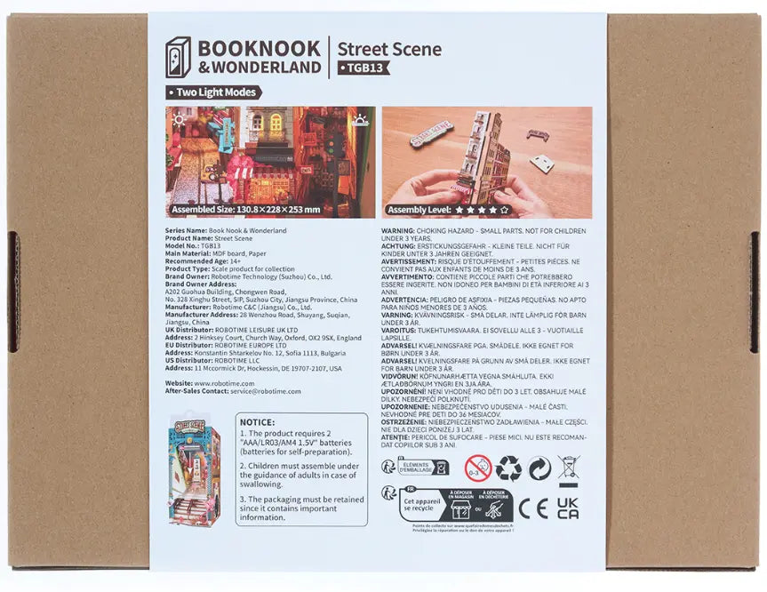 Street Scene - Book Nook Kit - Rolife