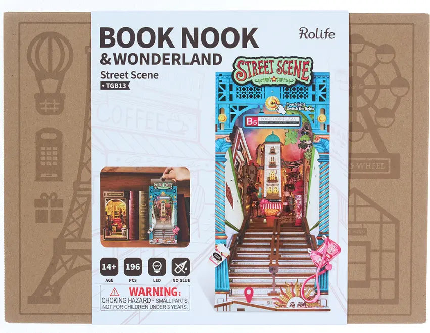 Street Scene - Book Nook Kit - Rolife