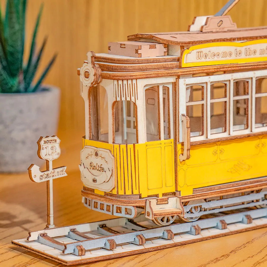 Tramcar - 3D Wooden Puzzle DIY - Rolife