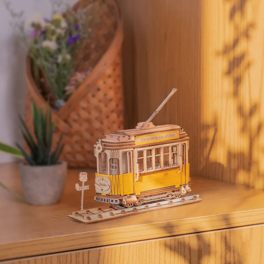 Tramcar - 3D Wooden Puzzle DIY - Rolife