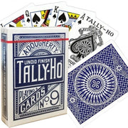 Tally-Ho Circle cards (Blue)