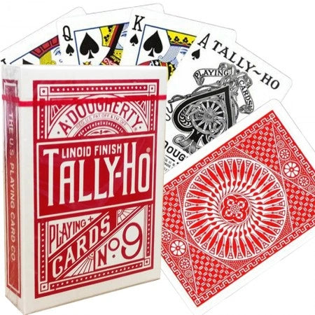 Tally-Ho Circle cards (Red)