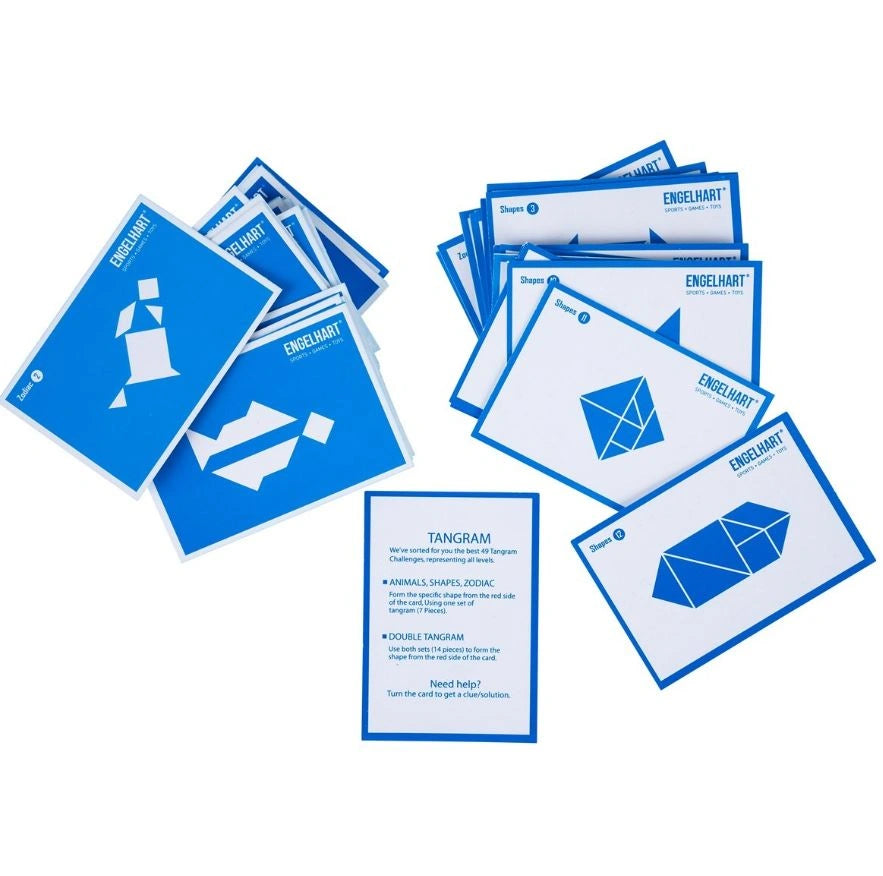 Tangram Puzzle - two sets with challenge cards