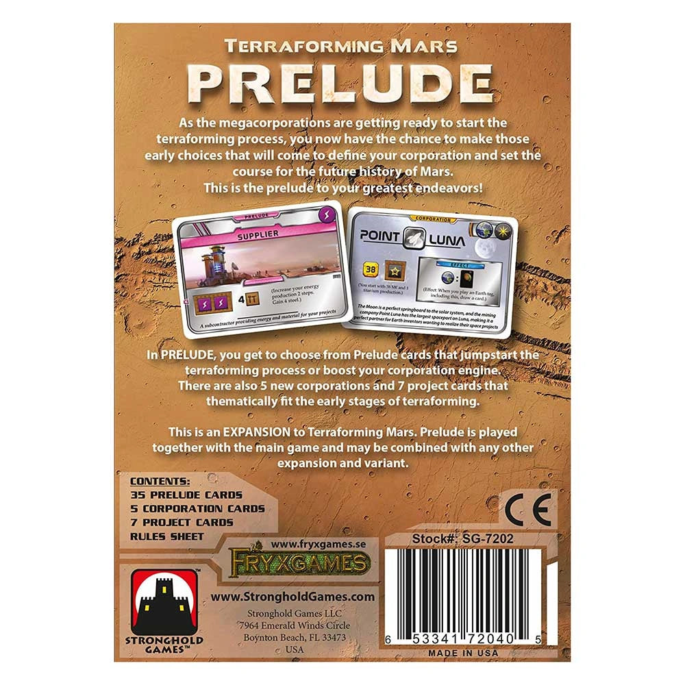 Terraforming Mars: Prelude
