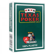 Modiano Poker 4 Jumbo Index Plastic cards (dark green)