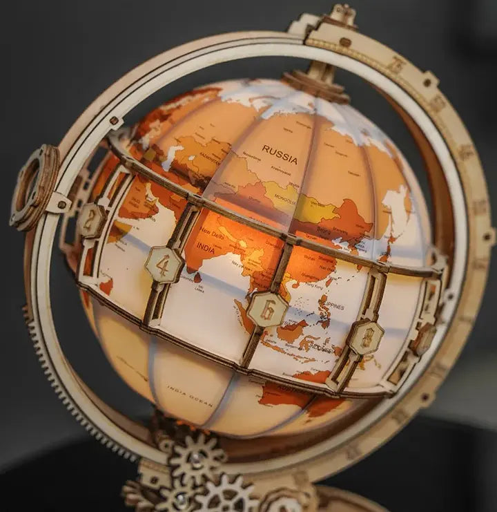 The Luminous Globe - 3D Wooden Puzzle DIY - Rolife