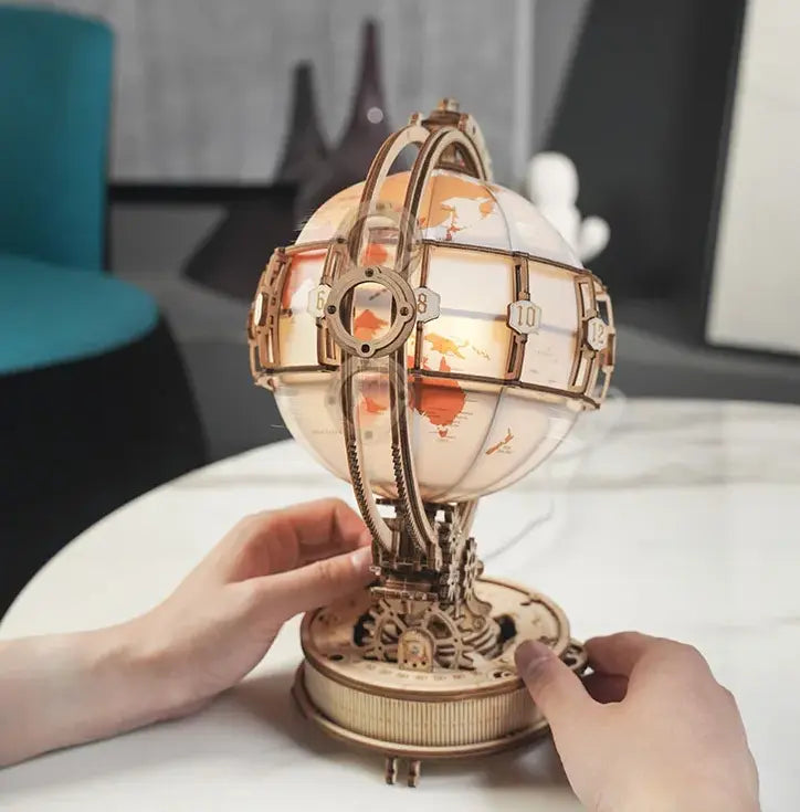 The Luminous Globe - 3D Wooden Puzzle DIY - Rolife