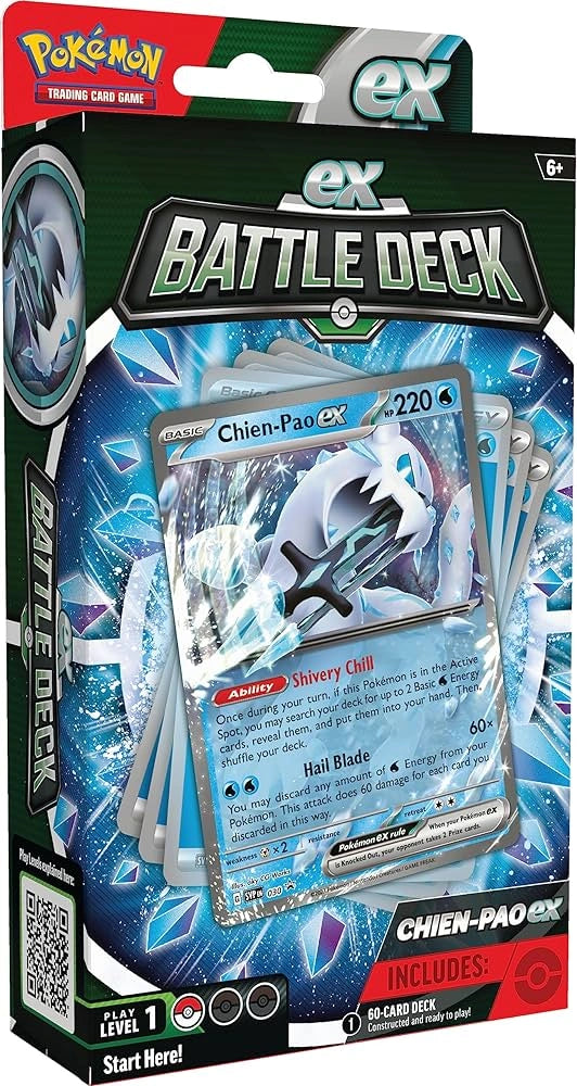 The Pokémon TCG: Chien-Pao ex Battle Deck