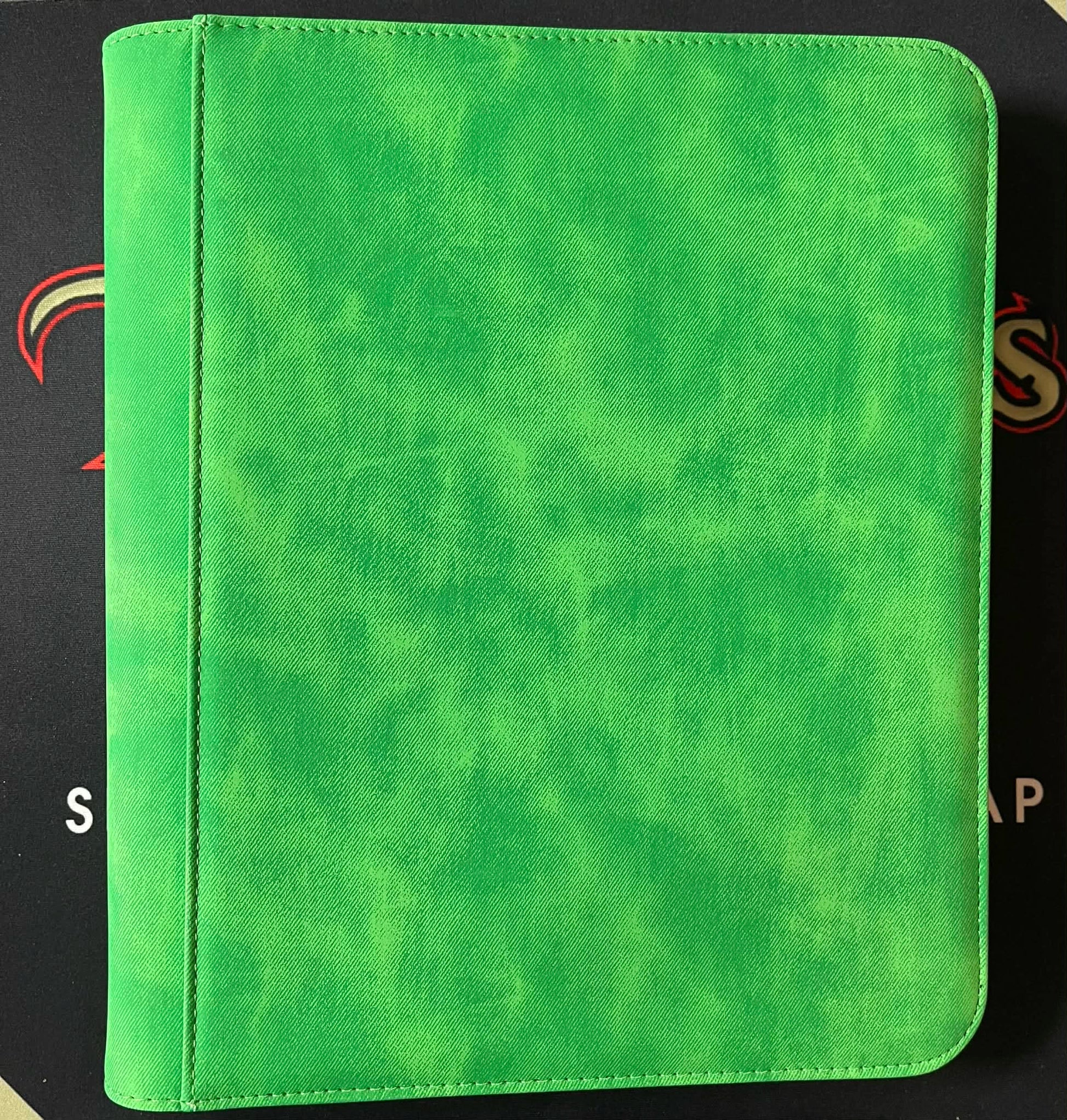 Toploader Zip Cardbinder 4-Pocket (112 cards) Green