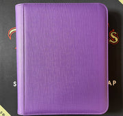 Toploader Zip Cardbinder 4-Pocket (112 cards) Purple