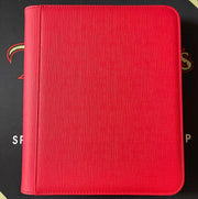 Toploader Zip Cardbinder 4-Pocket (112 cards) Red