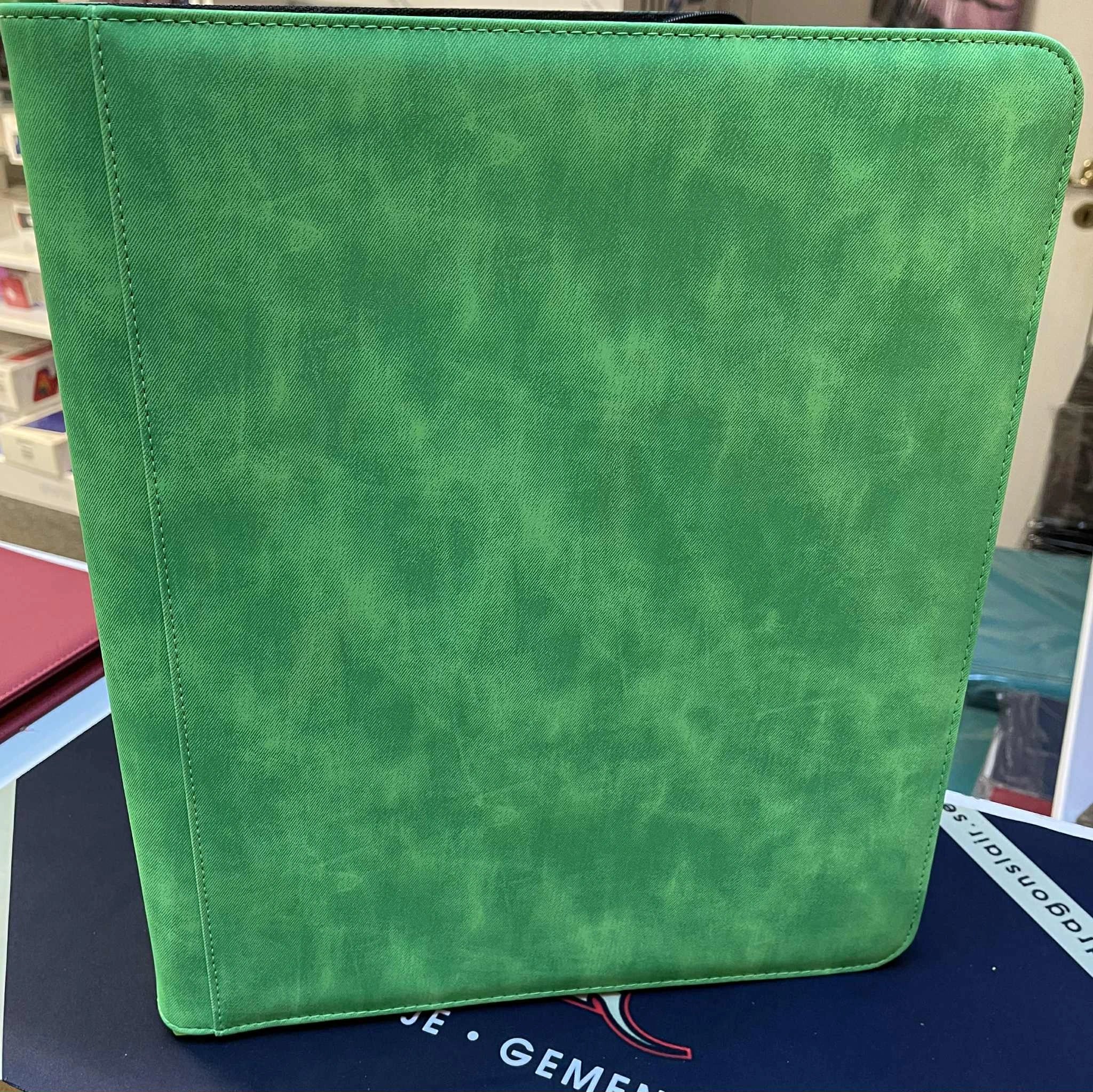 Toploader Zip Cardbinder 9-Pocket (252 cards) Green