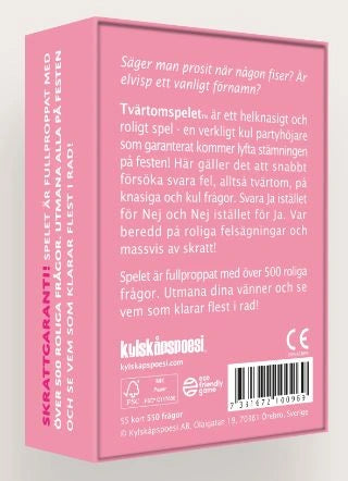 Tvärtomspelet - Festens favorit!