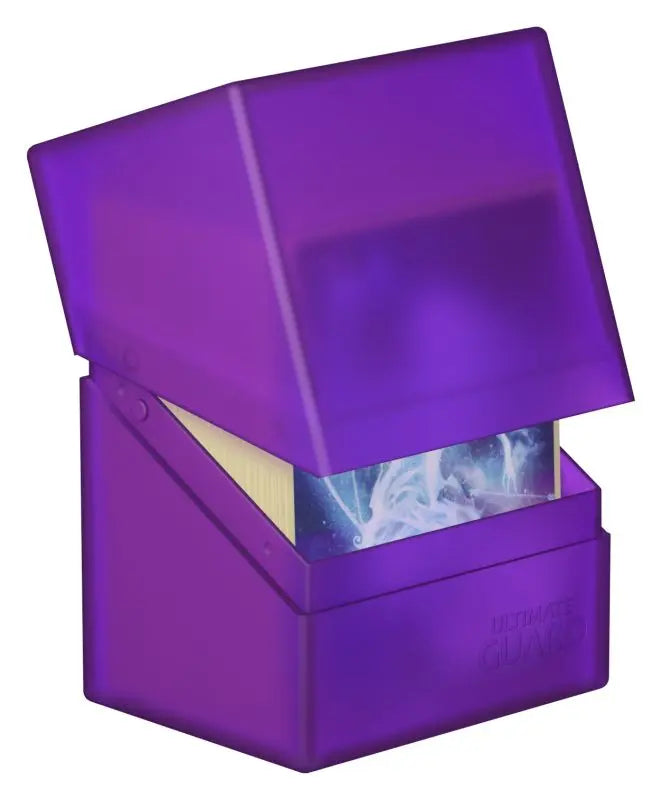 Boulder Deck Case 80+ Standard Size - Amethyst