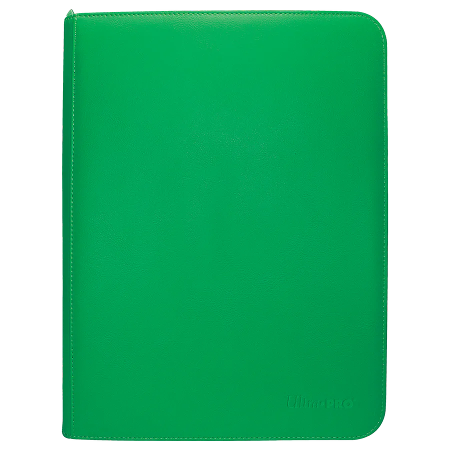 UP - Vivid:  9-Pocket Zippered PRO-Binder - Green