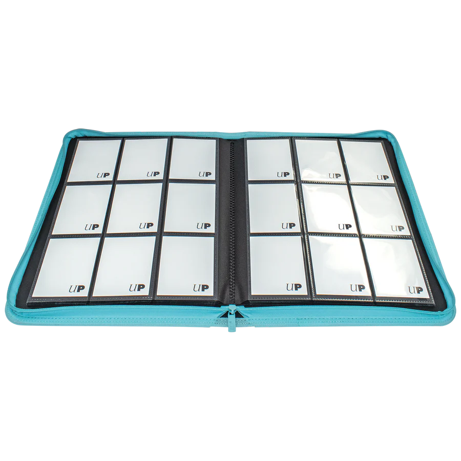 UP - Vivid:  9-Pocket Zippered PRO-Binder - Light Blue