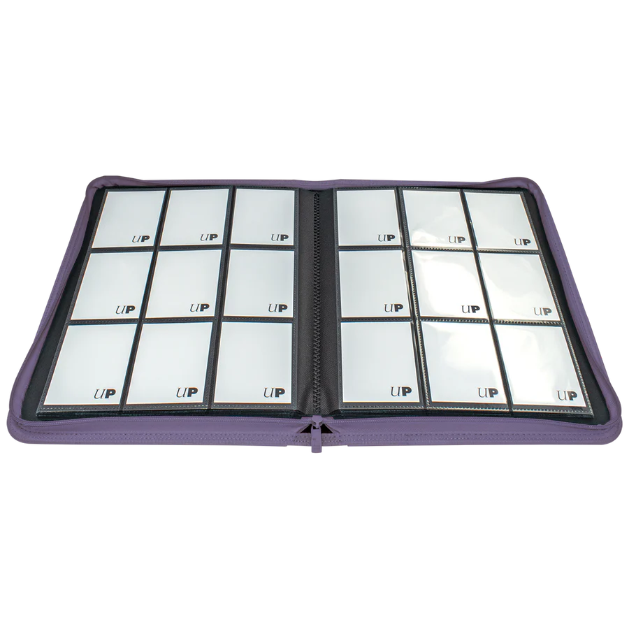 UP - Vivid:  9-Pocket Zippered PRO-Binder - Purple