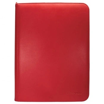 UP - Vivid: 9-Pocket Zippered PRO-Binder - Red