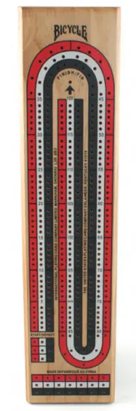 Bicycle Cribbage Board 3 Track Color Coded