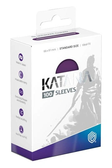 Ultimate Guard Katana Sleeves Standard Size (100) - Iris Bloom