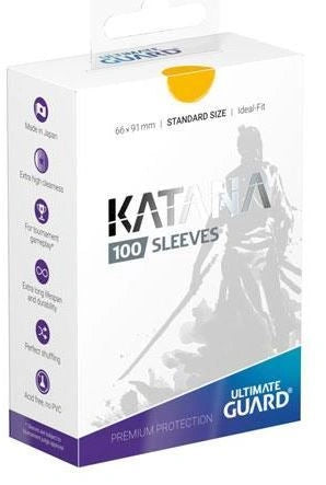 Ultimate Guard Katana Sleeves Standard Size Yellow (100)