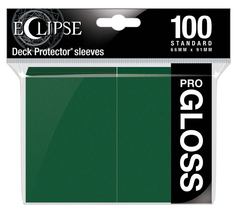 UP - Standard Sleeves - Gloss Eclipse - Forest Green (100 Sleeves)