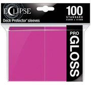 UP - Standard Sleeves - Gloss Eclipse - Hot Pink (100 Sleeves)